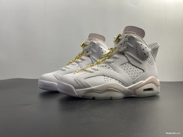 One Kick (W) Air DH9696-100 Hoops 6 Retro Gold Jordan 0715